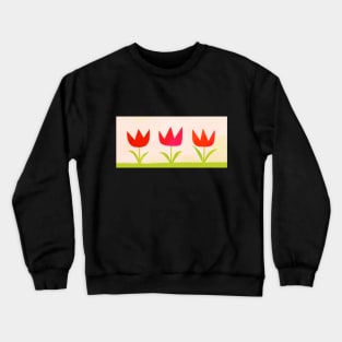 Three tulips Crewneck Sweatshirt